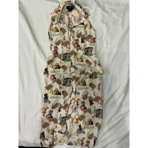 100% Silk Travel Print Dress